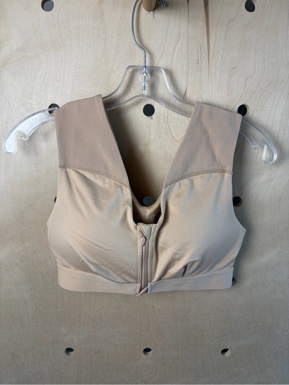 $114 Tommie Copper Zip Up Shoulder Support Bra Medium Nude - Picture 3 of 7